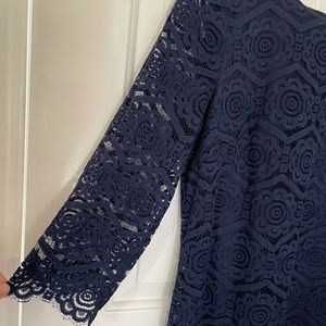 Navy Lace Dress